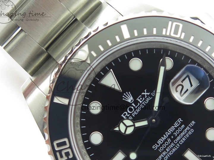 41mm Ceramic Steel Black 1:1 Edition Best A3235 904L LN VVSF 126610 Submariner 0228